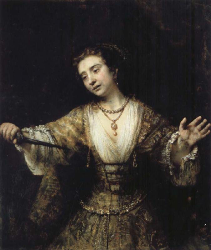 REMBRANDT Harmenszoon van Rijn Lucretia